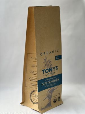 Bolsos de café Kraft del OEM del bolso del café de la alta barrera 12oz con la válvula
