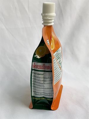 Alta barrera de empaquetado de la bolsa del canalón de la parte inferior plana para las bebidas de fruta 150ml
