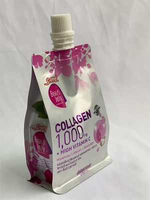 Resistencia de presión fuerte modificada para requisitos particulares bolso de la bolsa del canalón del jugo 150ml