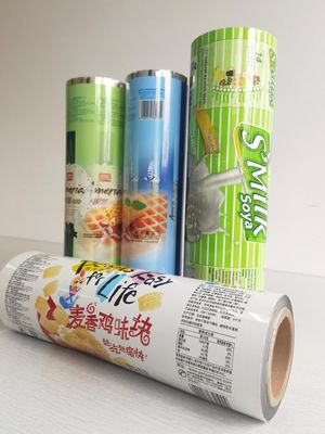 Rollo de embalaje de plástico impreso HACPP automático termosellable