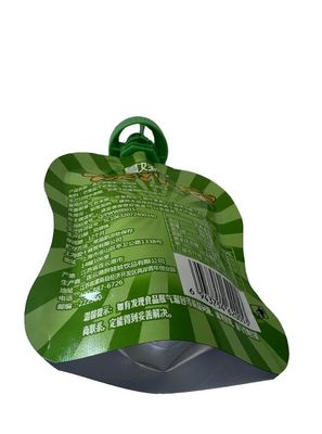 Bolsa de embalaje con chorro de jugo en forma libre con fuerte resistencia a la presión