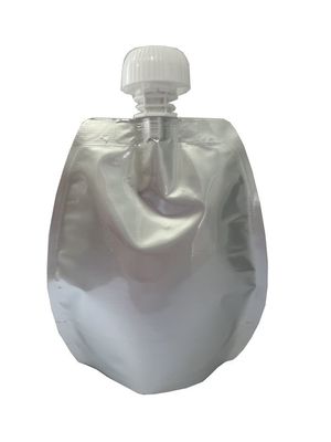 Bolsa de aluminio transparente de forma vertical y de forma libre