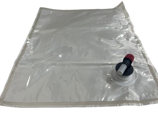 Bolsa BIB en caja embalaje líquido con tapa personalizada para jugo líquido y leche