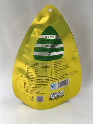 Mylar metalizado se levanta la impresión modificada para requisitos particulares formada libre de los bolsos para el bocado secado