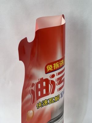 Bolsa de detergente líquido de 500 g Bolsa de pie para el cuidado personal de forma libre