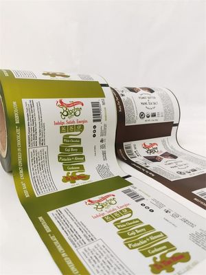 Acondicionamiento de los alimentos de la película laminada impresa hoja plástica de Rolls para el bocado