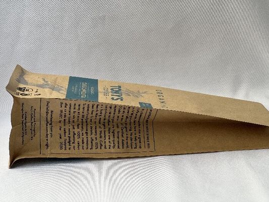 Bolsos de café Kraft del OEM del bolso del café de la alta barrera 12oz con la válvula