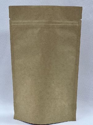 Bolsa de café Kraft marrón Stand Up Impresión offset Bolsa de café de 250 g