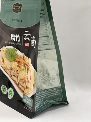 El acondicionamiento de los alimentos a prueba de humedad empaqueta el bolso brillante del escudete del lado de la laminación
