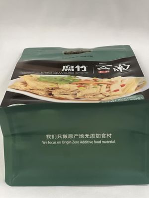 El acondicionamiento de los alimentos a prueba de humedad empaqueta el bolso brillante del escudete del lado de la laminación