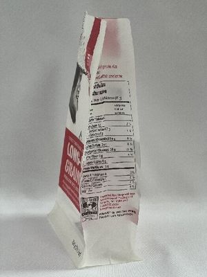 Estuche de pie con fuelle lateral Mylar