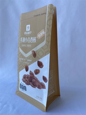 Las bolsas de acondicionamiento de alimentos con fondo cuádruple desechables se levantan las bolsas de plástico
