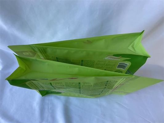 Bolsa de embalaje de fondo plano de bolsa inferior de caja BRC con ventana transparente