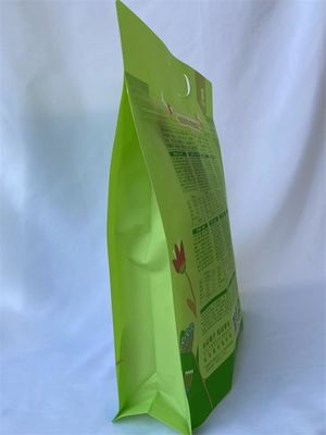Bolsa de embalaje de fondo plano de bolsa inferior de caja BRC con ventana transparente