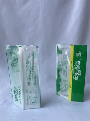 Bolsa de embalaje Mylar con sello trasero Bolsas transparentes para alimentos de pie