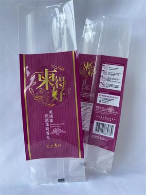 Superficie de empaquetado del brillo de la bolsa del arroz del sellado caliente del bolso del empaquetado del arroz 1kg