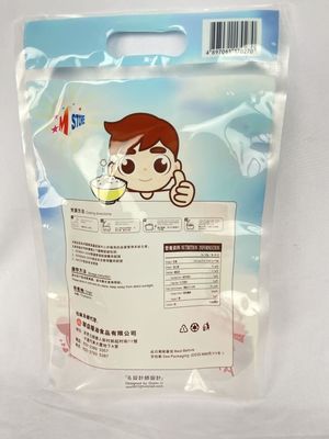 Bolsa de embalaje de arroz de 2 kg, impresión personalizada de plástico con orificio para asa