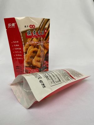 La impresión libre se levanta las bolsas de empaquetado BPA de encargo para los mariscos 180g
