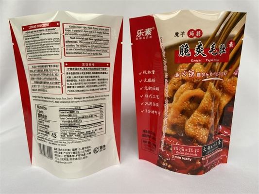 La impresión libre se levanta las bolsas de empaquetado BPA de encargo para los mariscos 180g