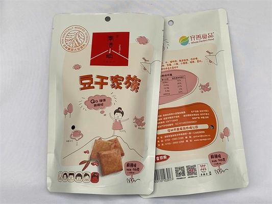 Bolsas de embalaje de pie metalizadas al vacío Mylar resellable