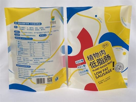 Bolsas de embalaje de pie de material PE laminadas impresas a medida