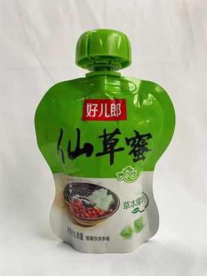 Bolsa de empaquetado del canalón de la bolsa 150ml del canalón del tapón de rosca del bebé para el jugo