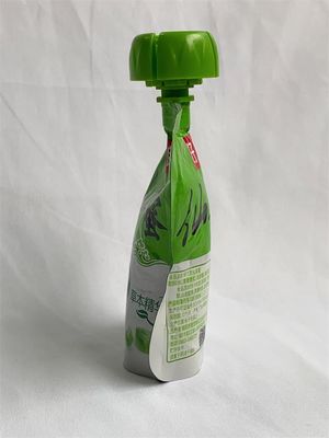 Bolsa de empaquetado del canalón de la bolsa 150ml del canalón del tapón de rosca del bebé para el jugo