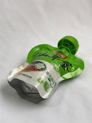 Bolsa de empaquetado del canalón de la bolsa 150ml del canalón del tapón de rosca del bebé para el jugo