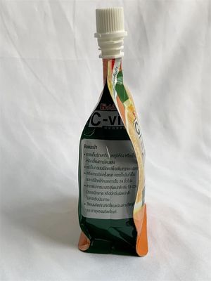 Alta barrera de empaquetado de la bolsa del canalón de la parte inferior plana para las bebidas de fruta 150ml