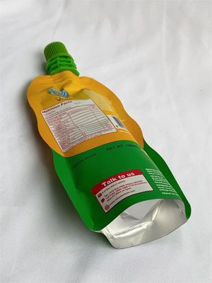 Bolsa de pico de 100 ml con impresión personalizada Bolsas de pico de líquido sin humedad