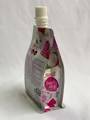 Resistencia de presión fuerte modificada para requisitos particulares bolso de la bolsa del canalón del jugo 150ml