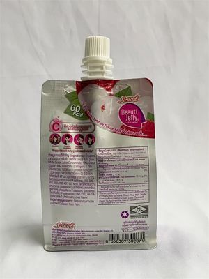 Resistencia de presión fuerte modificada para requisitos particulares bolso de la bolsa del canalón del jugo 150ml