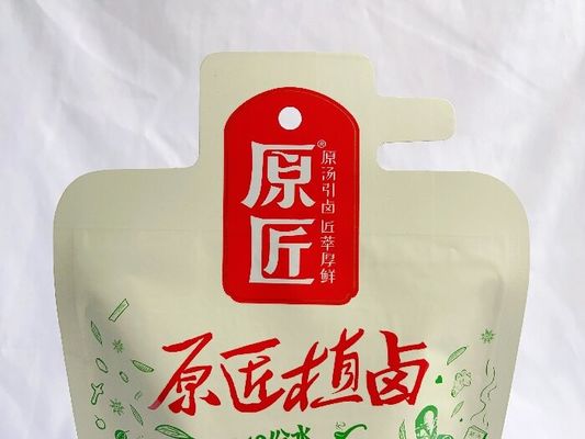 El plástico de la impresión de encargo se levanta el color de la bolsa CMYK para el café del bocado