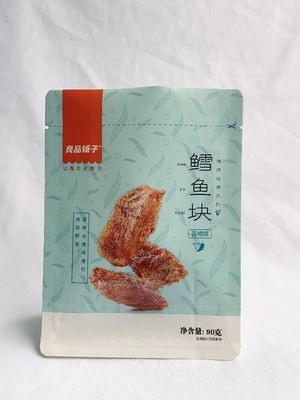 Material lateral inferior plano que se puede volver a sellar del ANIMAL DOMÉSTICO del sellado caliente del bolso del escudete