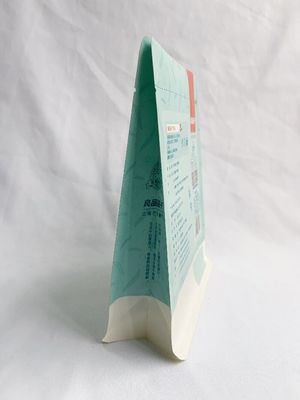 Material lateral inferior plano que se puede volver a sellar del ANIMAL DOMÉSTICO del sellado caliente del bolso del escudete