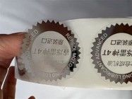 Etiquetas adhesivas de embalaje de material PET Etiqueta adhesiva de paquete de alimentos a prueba de aceite
