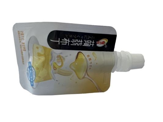Bolsa de embalaje de 60 g de tamaño pequeño con boquilla de embalaje personalizado para jugo líquido