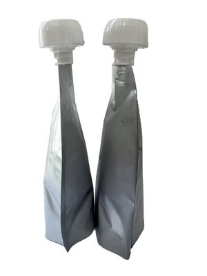 Bolsa de aluminio transparente de forma vertical y de forma libre
