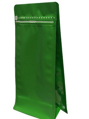 Bolso de embalaje de café personalizado con válvula de fondo plano e impresión UV