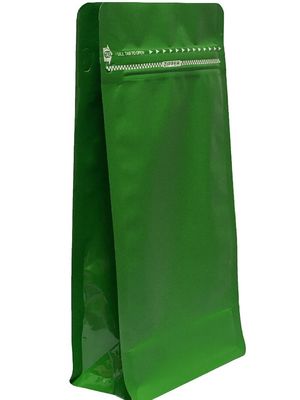 Bolso de embalaje de café personalizado con válvula de fondo plano e impresión UV