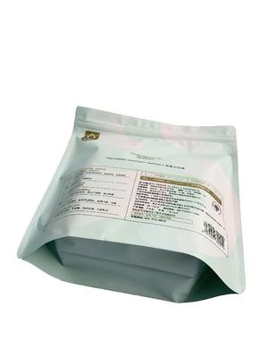Bolsas de bolsillo de pie resistentes a la humedad con cremallera para productos sanitarios