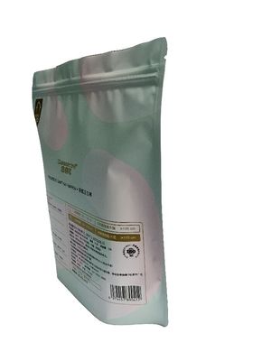 Bolsas de bolsillo de pie resistentes a la humedad con cremallera para productos sanitarios