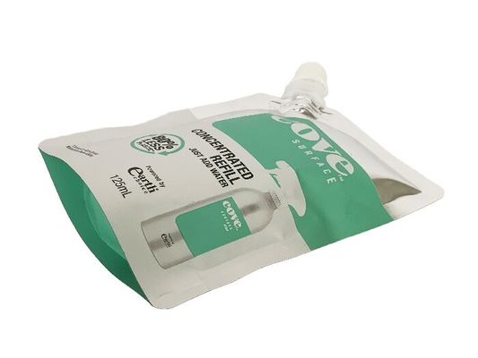 Bolso de detergente líquido ecológico fuerte resistencia a la humedad de pie