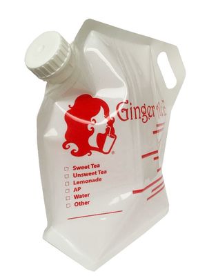 Bolsa de detergente líquido personalizada de nylon fuerte con capacidad de bolsa de 5L