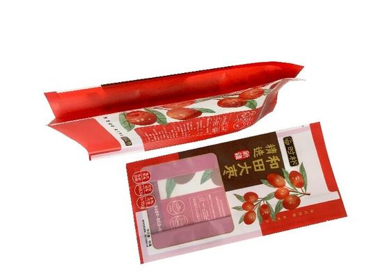 Bolsas en forma personalizada de calidad alimenticia embalaje de barrera con caja lateral