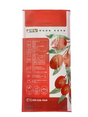 Bolsas en forma personalizada de calidad alimenticia embalaje de barrera con caja lateral