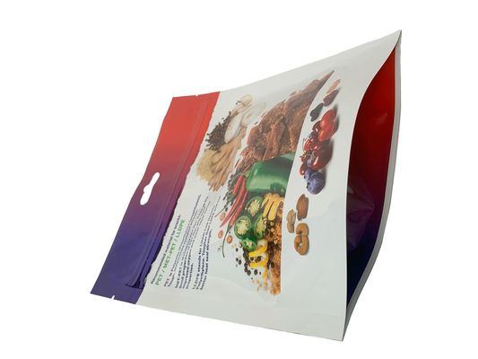 Barrera Mylar Stand Up Bolsa de cremallera Impreso a medida Impresión digital de alimentos