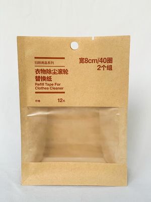Bolso de fondo plano personalizado con impresión de grabado de papel kraft ecológico