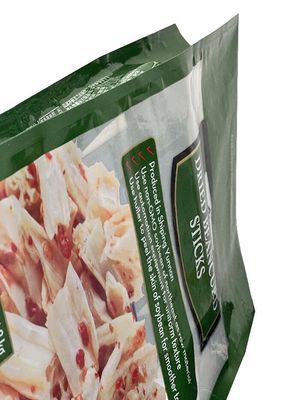 Bolsa de embalaje de alimentos con cremallera y ventana