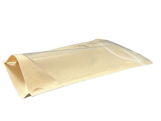 Bolso de embalaje de café con cremallera y ventana
